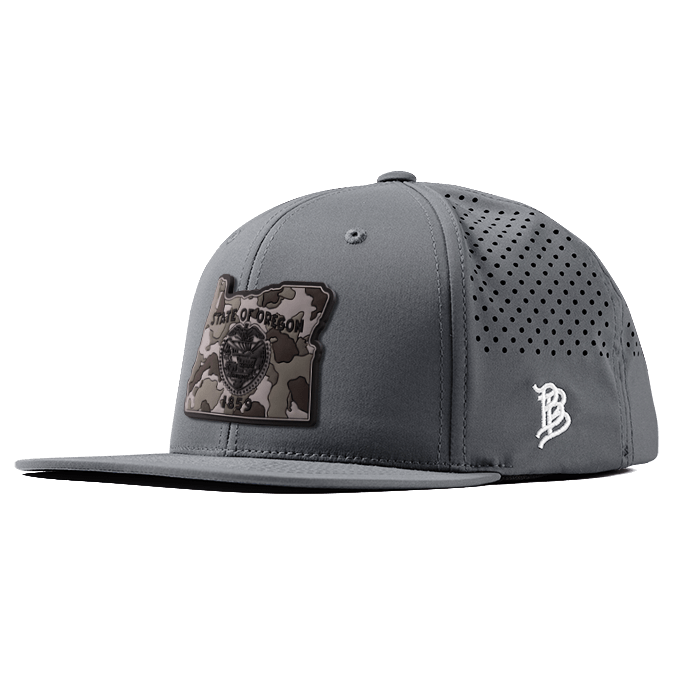 Oregon Camo PVC Flat Performance Hat