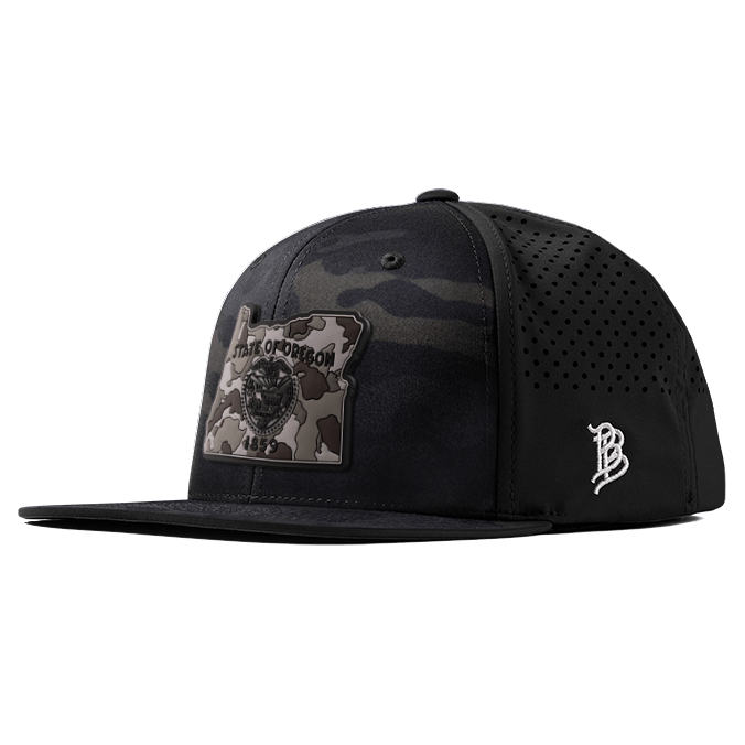 Oregon Camo PVC Flat Performance Hat