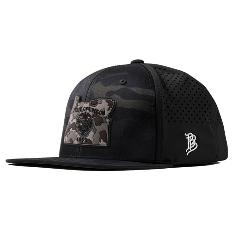 Oregon Camo PVC Flat Performance Hat