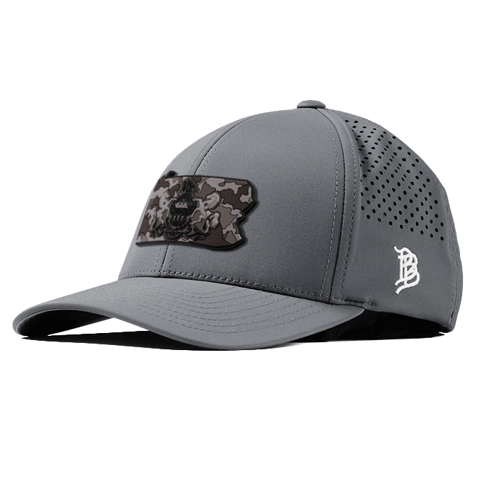 Pennsylvania Camo PVC Curved Performance Hat