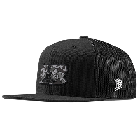 Pennsylvania Camo PVC Flat Trucker