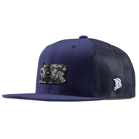 Pennsylvania Camo PVC Flat Trucker