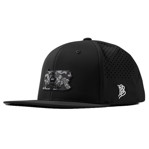 Pennsylvania Camo PVC Flat Performance Hat