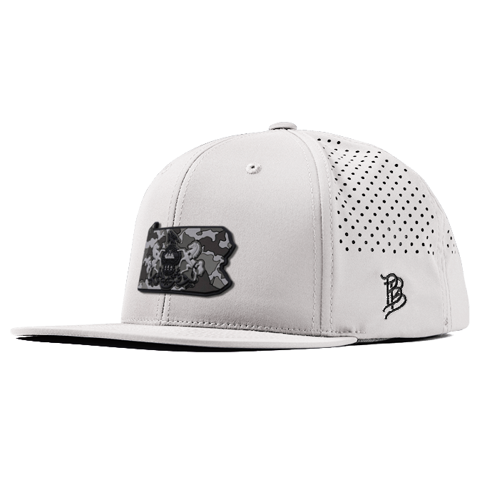 Pennsylvania Camo PVC Flat Performance Hat