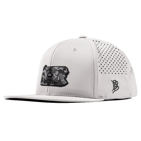 Pennsylvania Camo PVC Flat Performance Hat