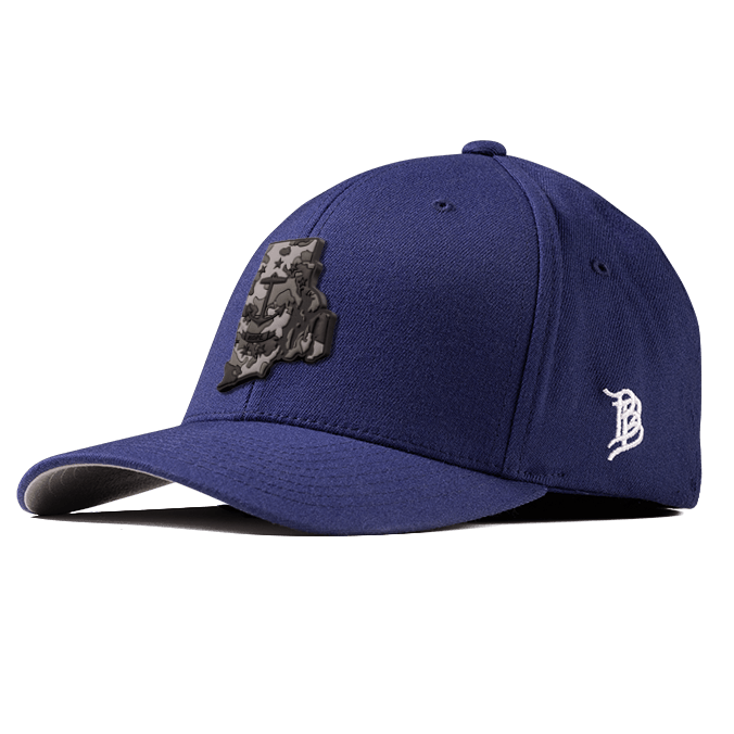 Rhode Island Camo PVC Flexfit Fitted