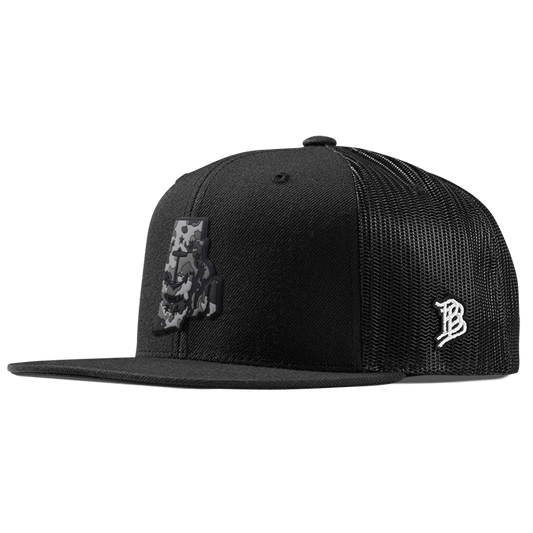Rhode Island Camo PVC Flat Trucker