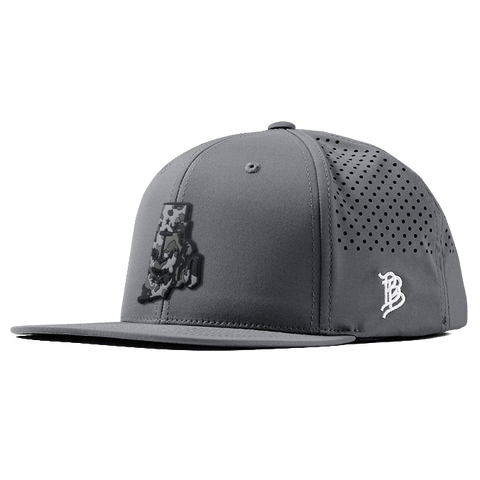 Rhode Island Camo PVC Flat Performance Hat