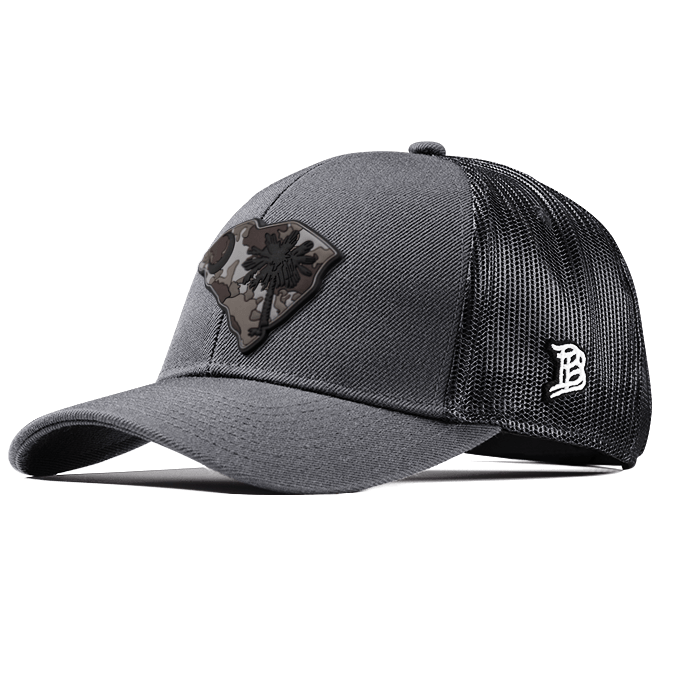 South Carolina Camo Flexfit Snapback Trucker Back CURVED