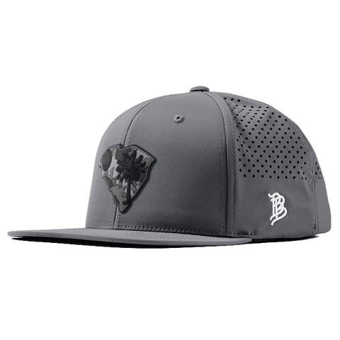 South Carolina Camo PVC Flat Performance Hat