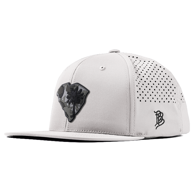 South Carolina Camo PVC Flat Performance Hat