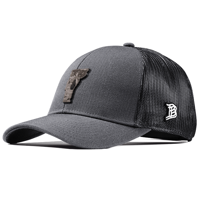 Vermont Camo Flexfit Snapback Trucker Back CURVED