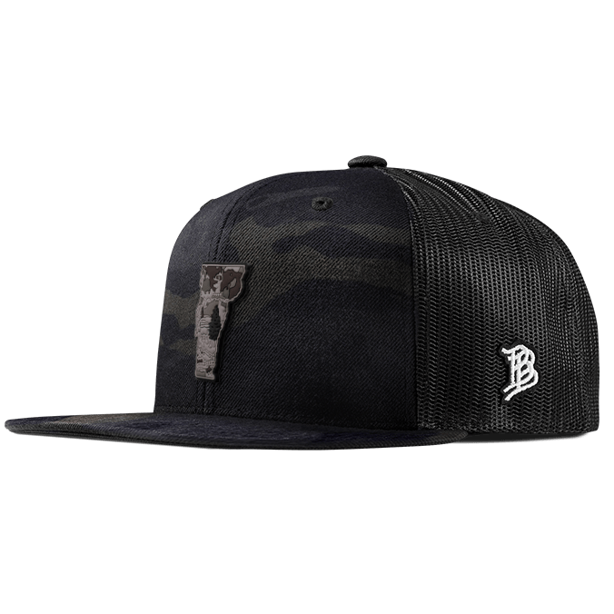 Vermont Camo PVC Flat Trucker