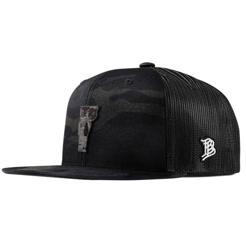Vermont Camo PVC Flat Trucker