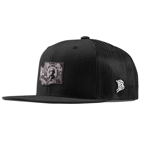 Washington Camo PVC Flat Trucker