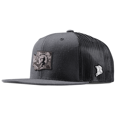 Washington Camo PVC Flat Trucker