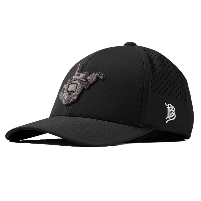 West Virginia Camo PVC Curved Performance Hat