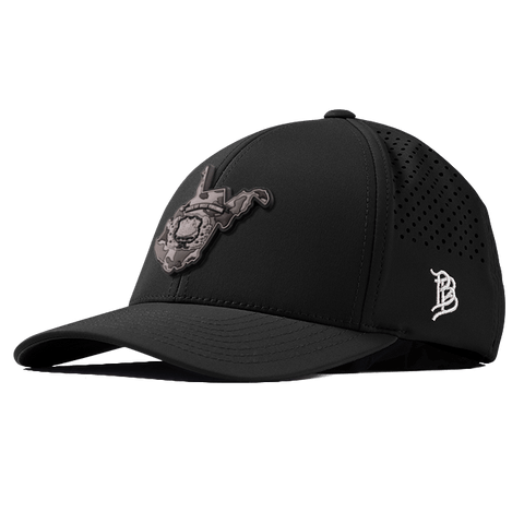West Virginia Camo PVC Curved Performance Hat