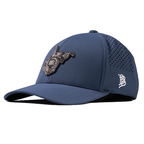 West Virginia Camo PVC Curved Performance Hat