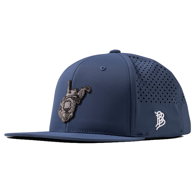 West Virginia Camo PVC Flat Performance Hat