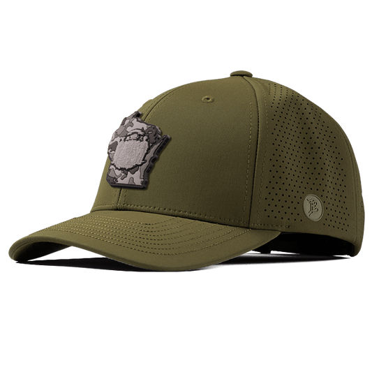 Wisconsin Camo PVC Elite Curved