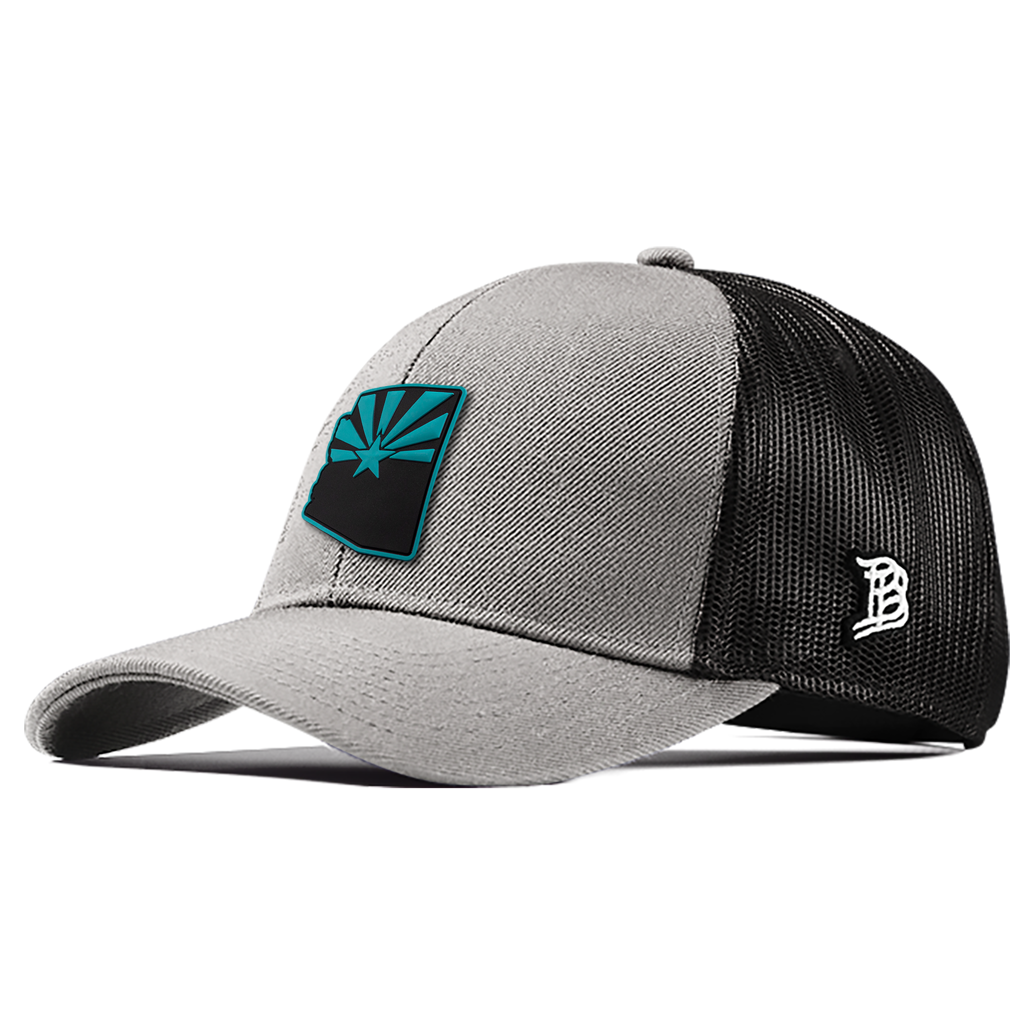 Arizona Turquoise PVC Flexfit Snapback Trucker