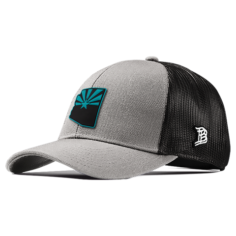 Arizona Turquoise PVC Flexfit Snapback Trucker