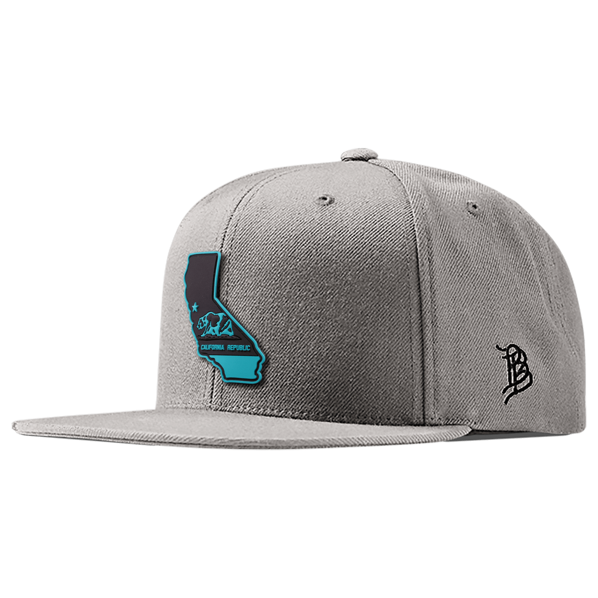 California Turquoise PVC Classic Snapback