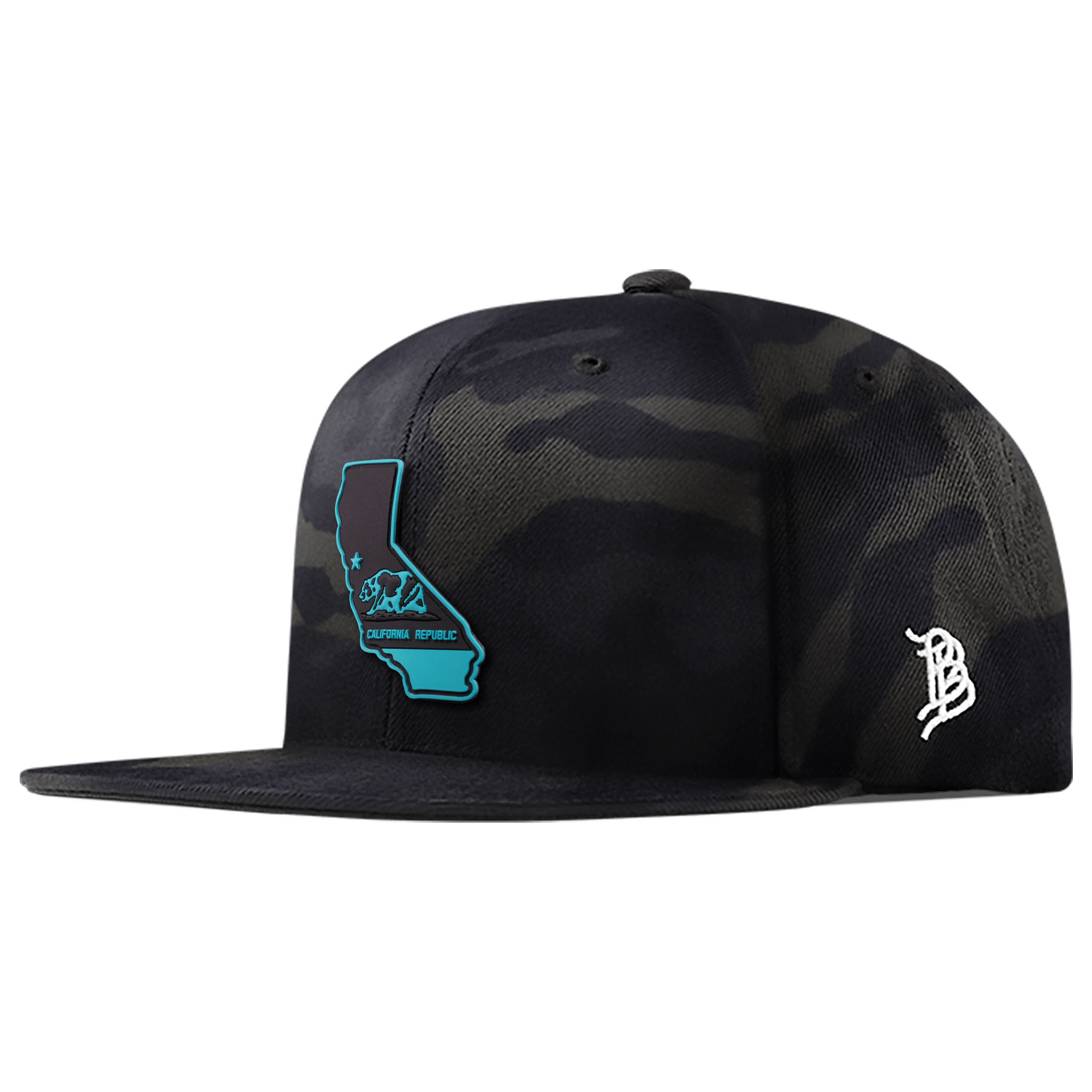 California Turquoise PVC Classic Snapback