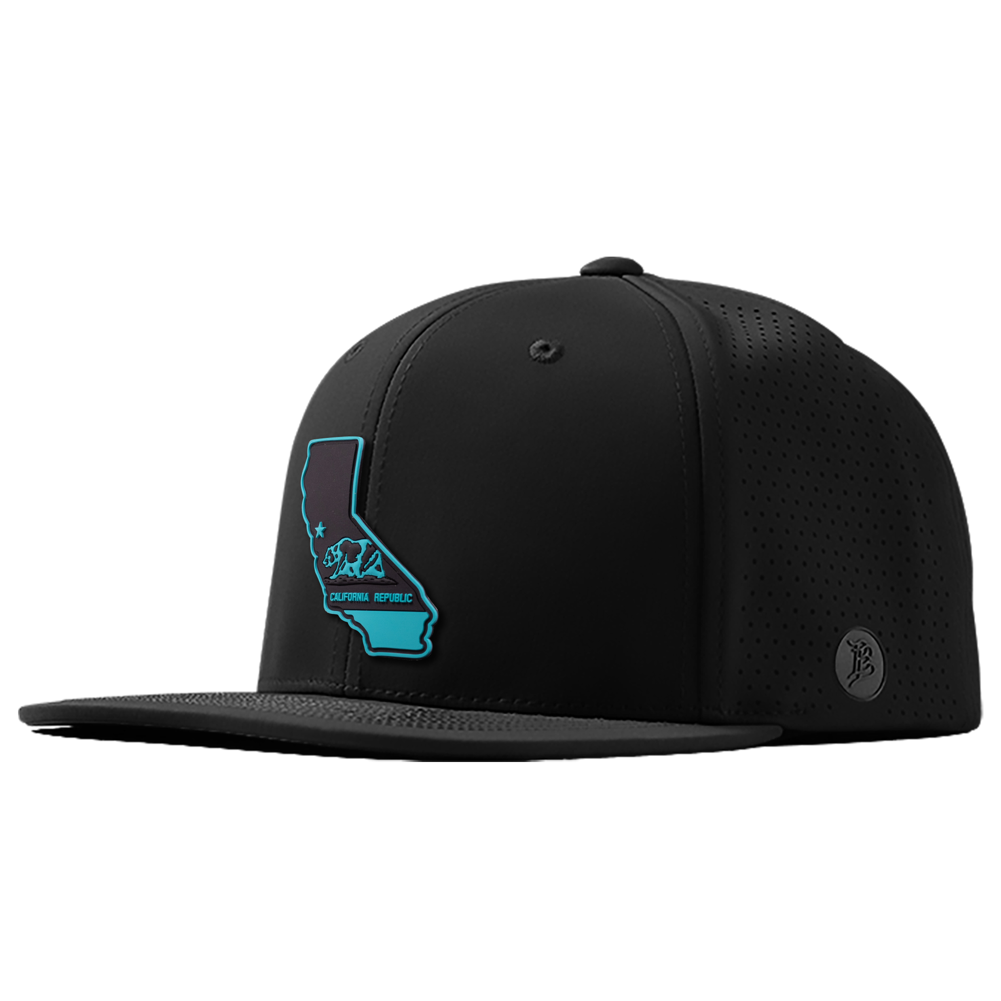 California Turquoise PVC Elite Classic Black 