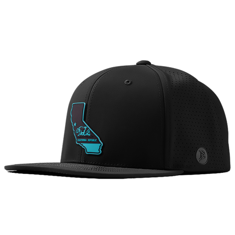 California Turquoise PVC Elite Classic Black 