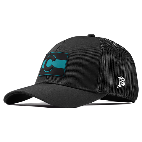 Colorado Turquoise PVC Flexfit Snapback Trucker