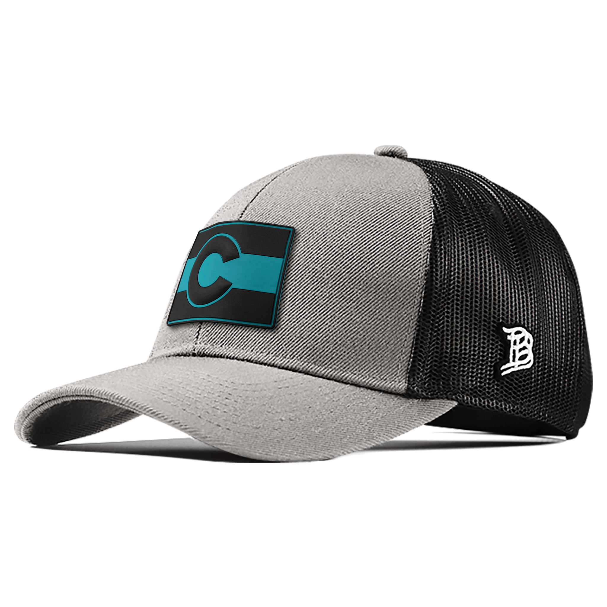 Colorado Turquoise PVC Flexfit Snapback Trucker