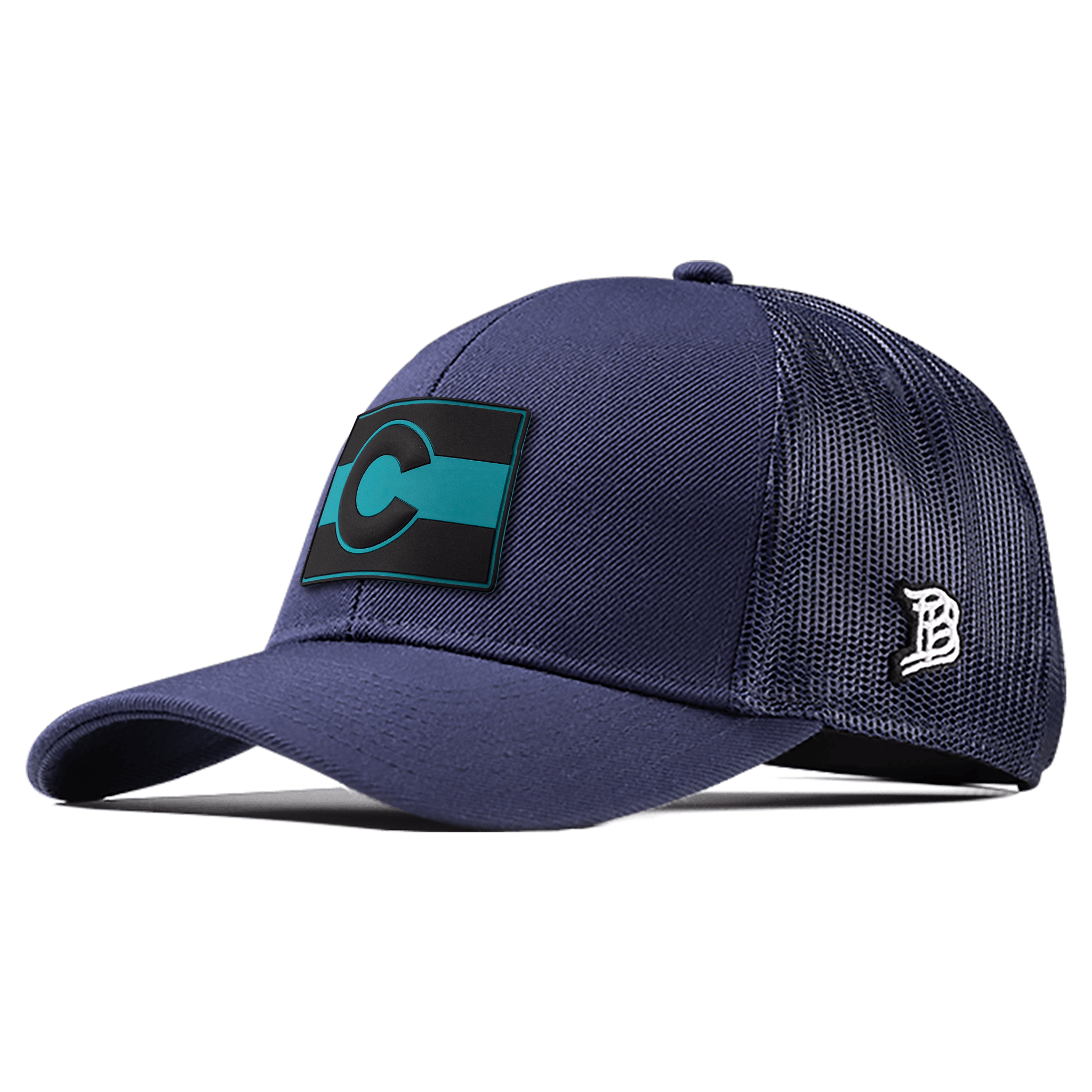 Colorado Turquoise PVC Flexfit Snapback Trucker