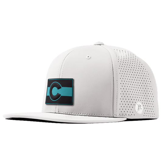 Colorado Turquoise PVC Elite Classic White