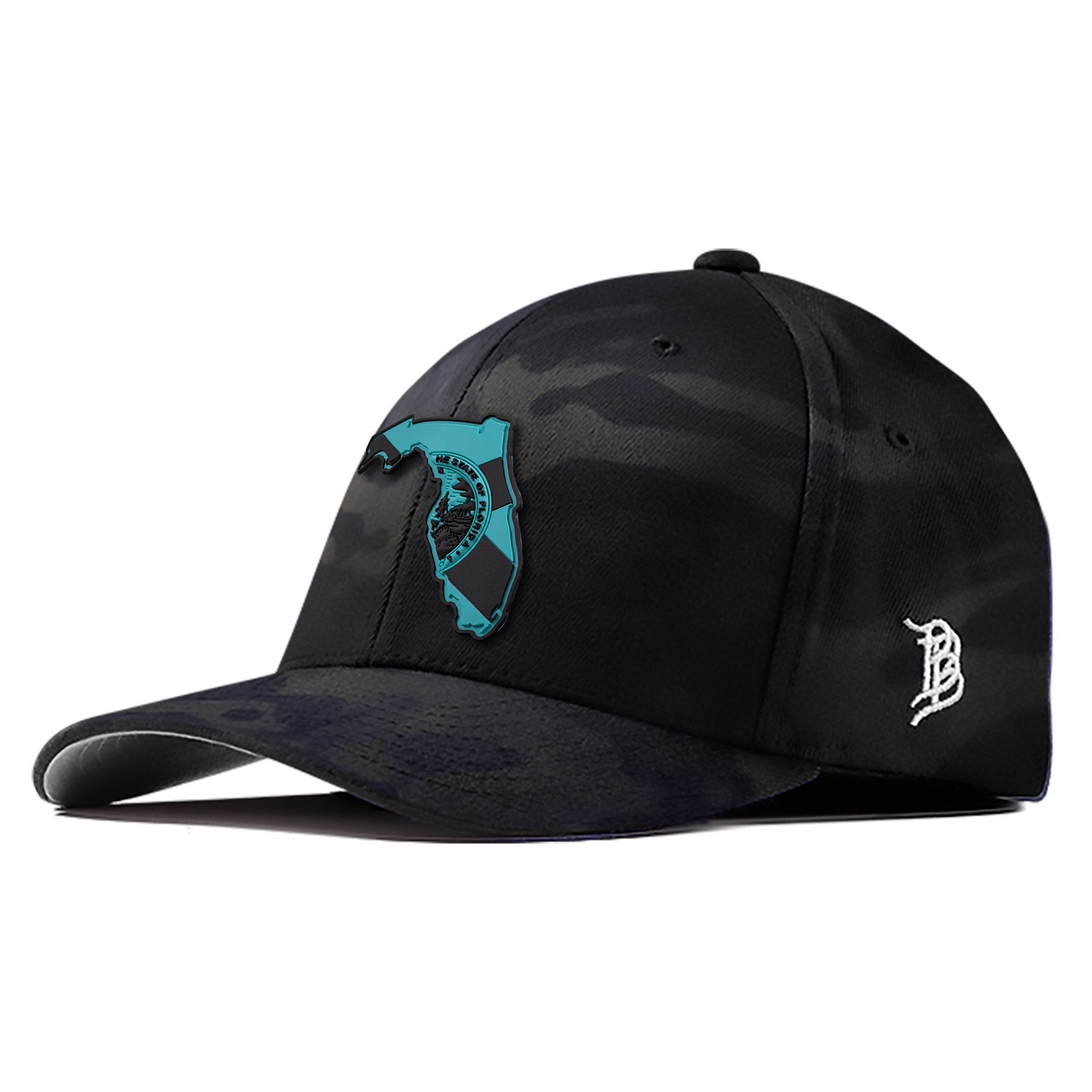 Florida Turquoise PVC Flexfit Fitted