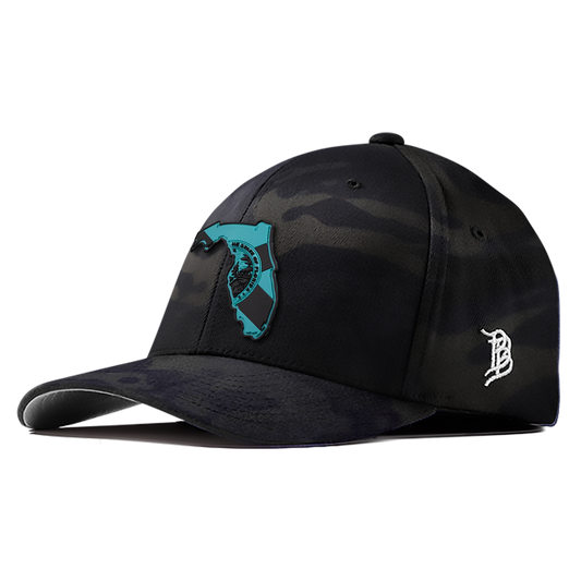 Florida Turquoise PVC Flexfit Fitted