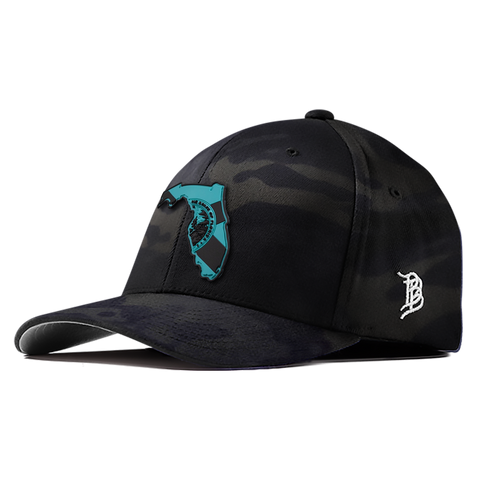 Florida Turquoise PVC Flexfit Fitted