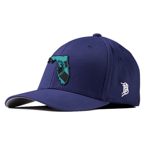 Florida Turquoise PVC Flexfit Fitted