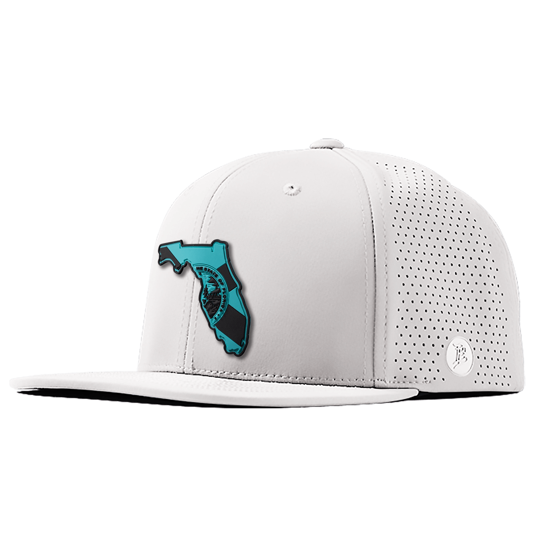 Florida Turquoise PVC Elite Classic White