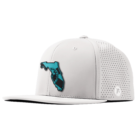 Florida Turquoise PVC Elite Classic White