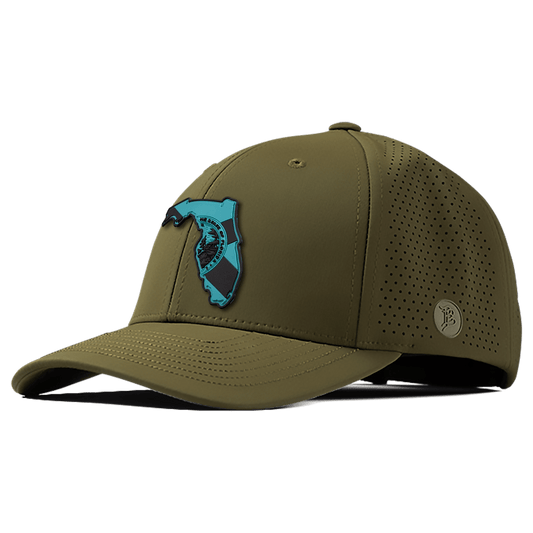 Florida Turquoise PVC Elite Curved