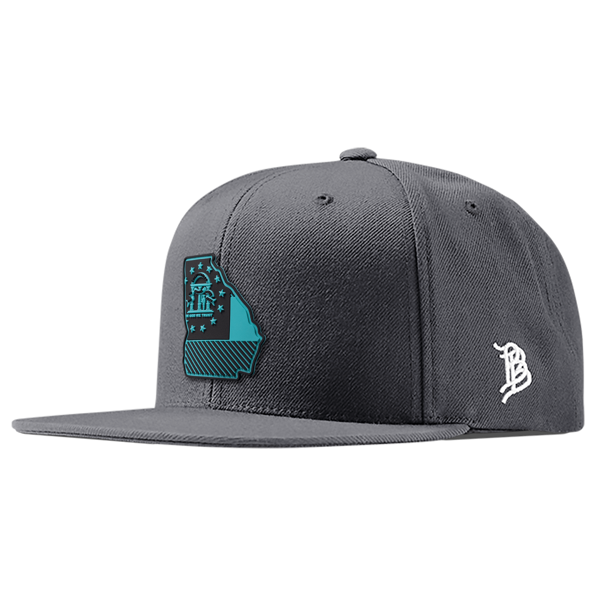 Georgia Turquoise PVC Classic Snapback