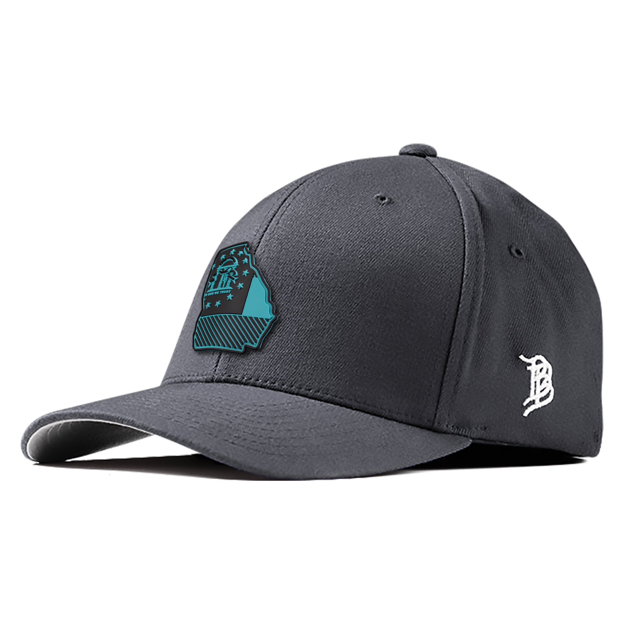 Georgia Turquoise PVC Flexfit Fitted