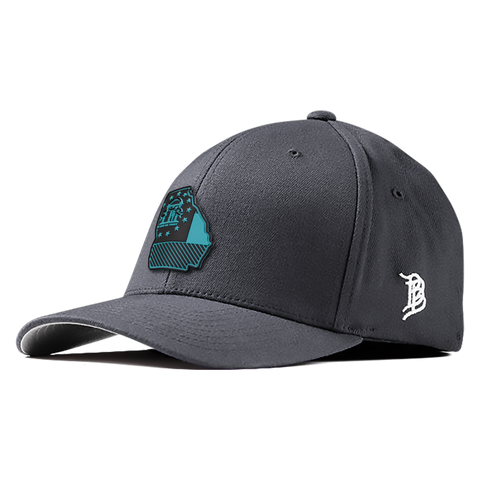 Georgia Turquoise PVC Flexfit Fitted