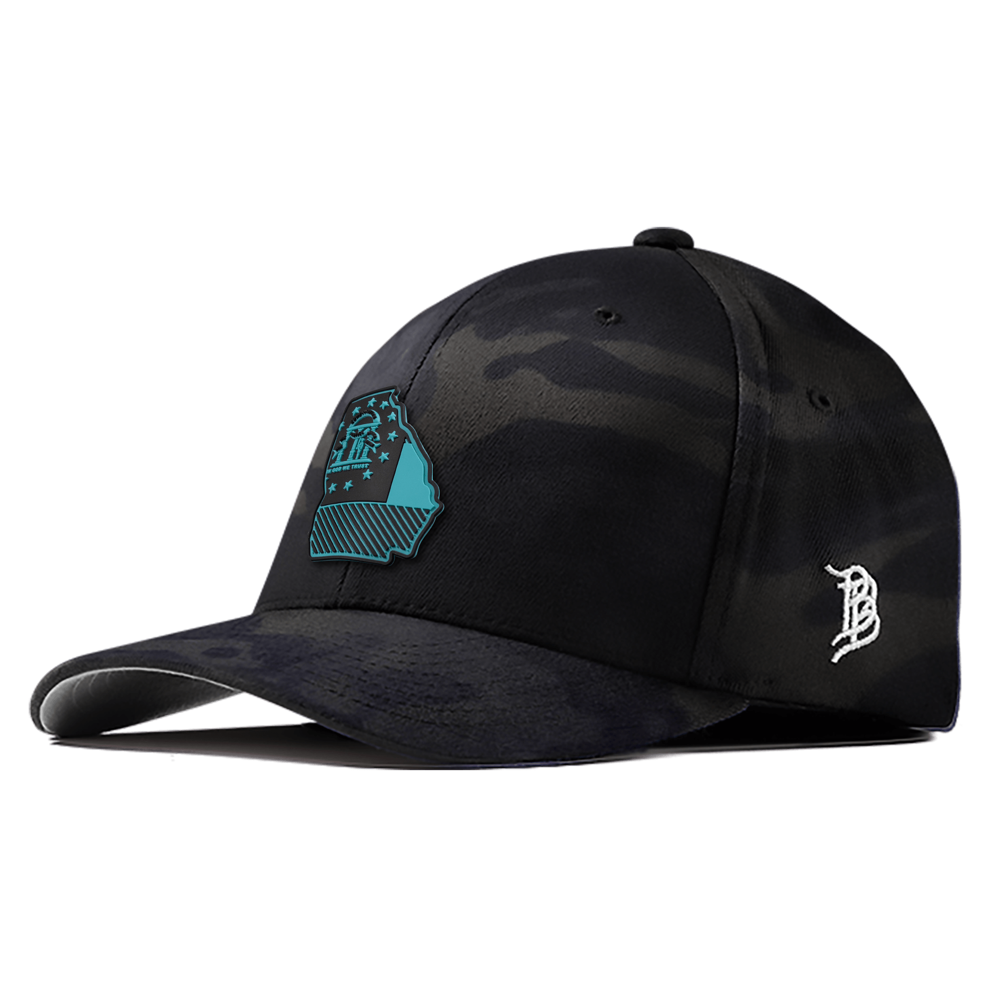 Georgia Turquoise PVC Flexfit Fitted