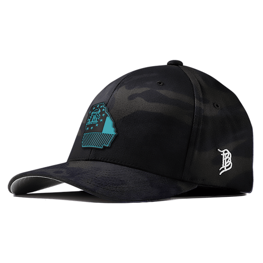 Georgia Turquoise PVC Flexfit Fitted