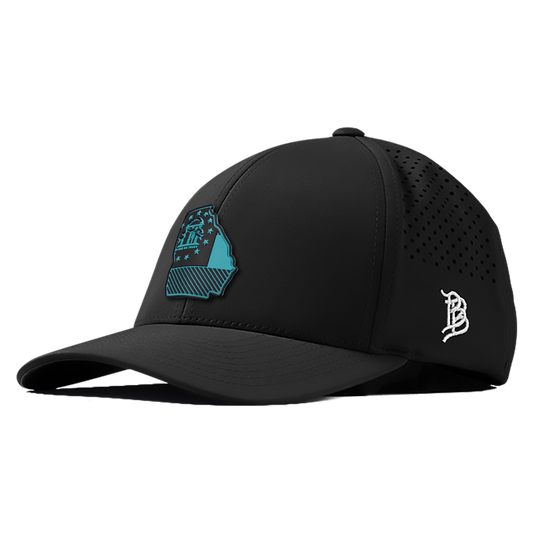 Georgia Turquoise PVC Curved Performance
