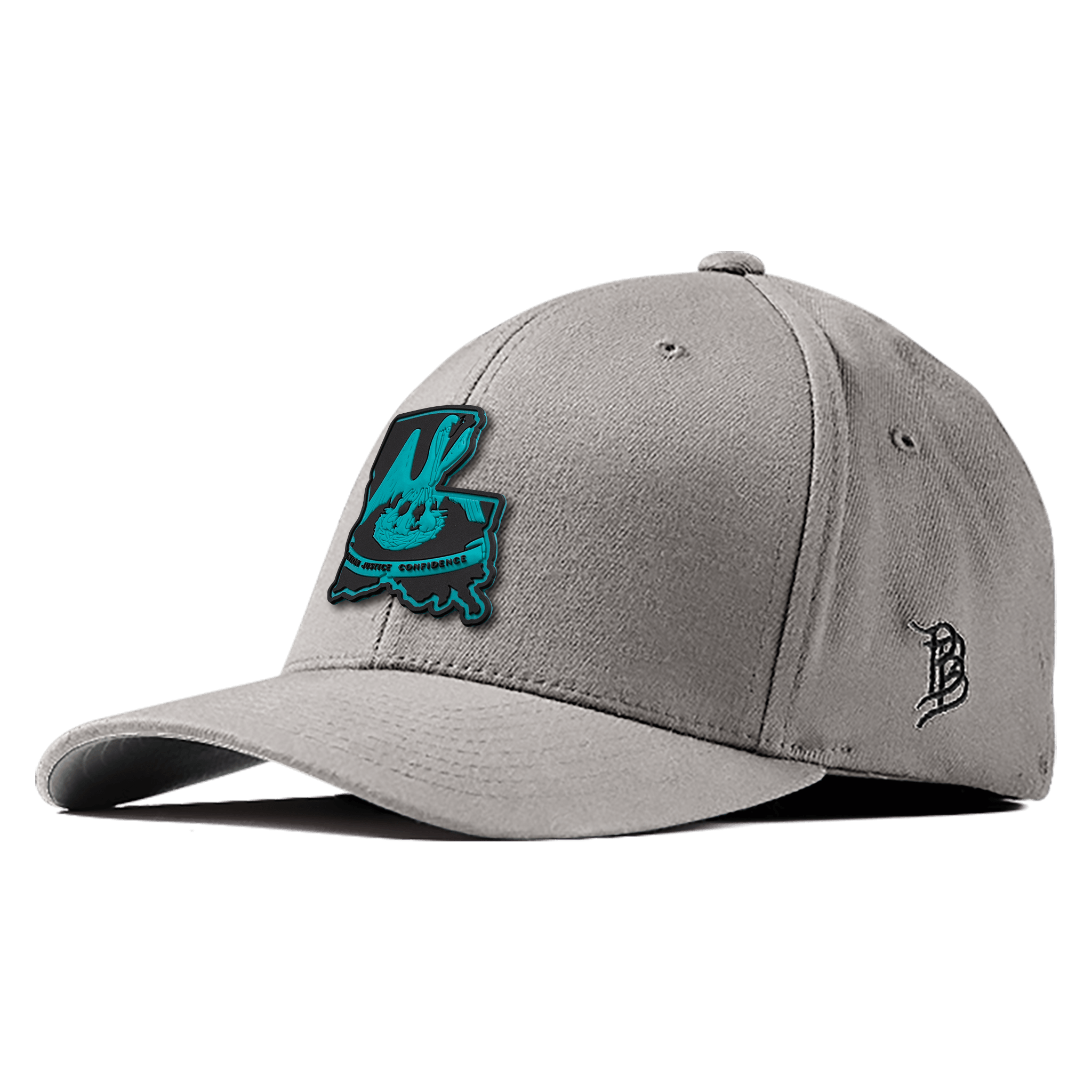 Louisiana Turquoise PVC Flexfit Fitted