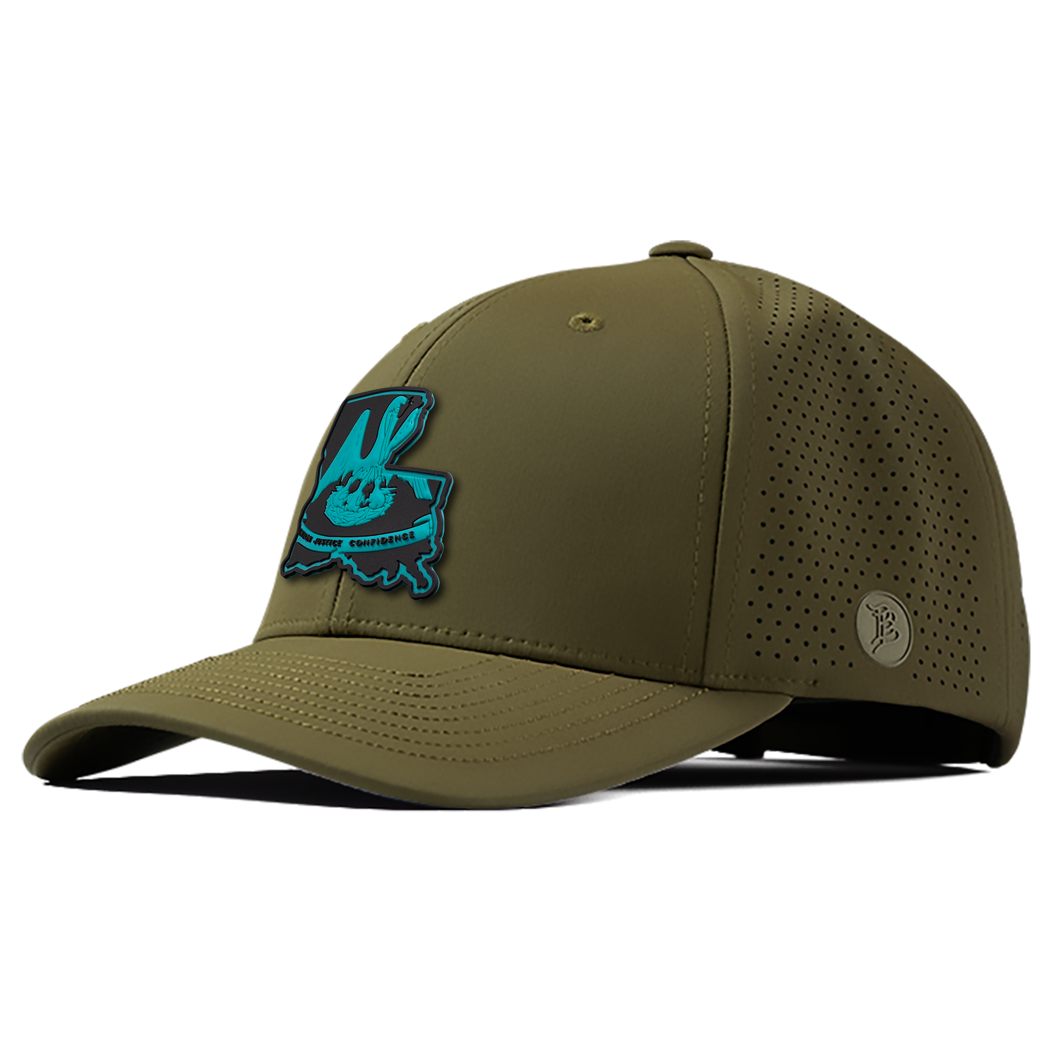 Louisiana Turquoise PVC Elite Curved